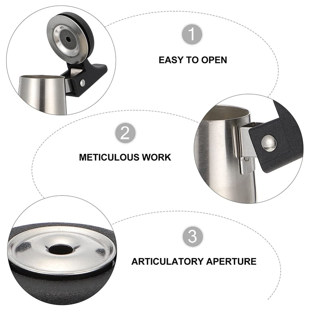 2-Pack Whistling Kettle Nozzles - Replacement Tea Kettle Flutes for Water Boiling Alarm System - Perfect for Stovetop Whistling Teakettles (Ideal for Kitchen, Camping & Emergency Preparedness)