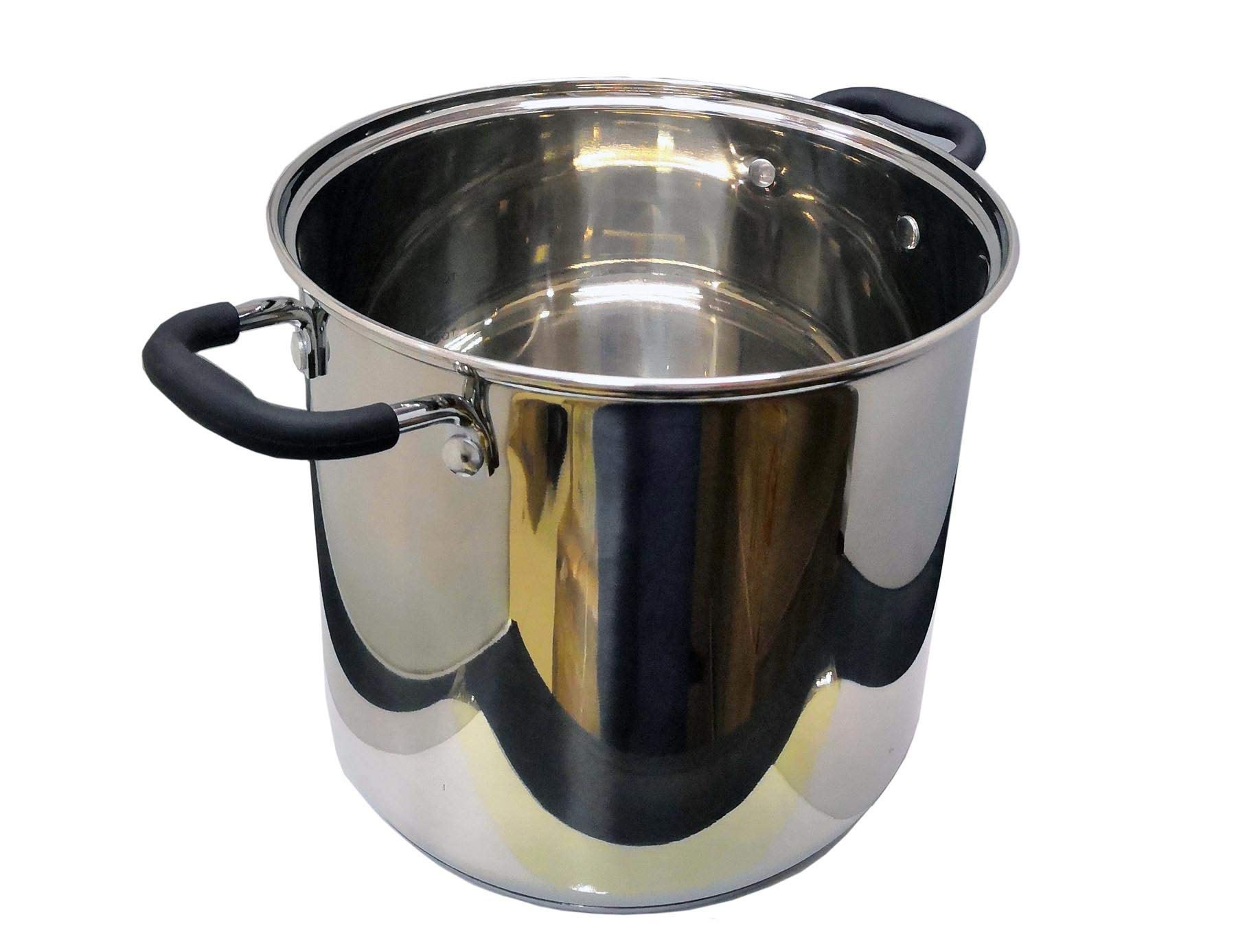 Premium 8 Quart Stainless Steel Stock Pot with Lid - Heavy Duty Cooking Pot for Soups, Stews, Pasta & Boiling - Ideal for Home Kitchen, Restaurants & Catering