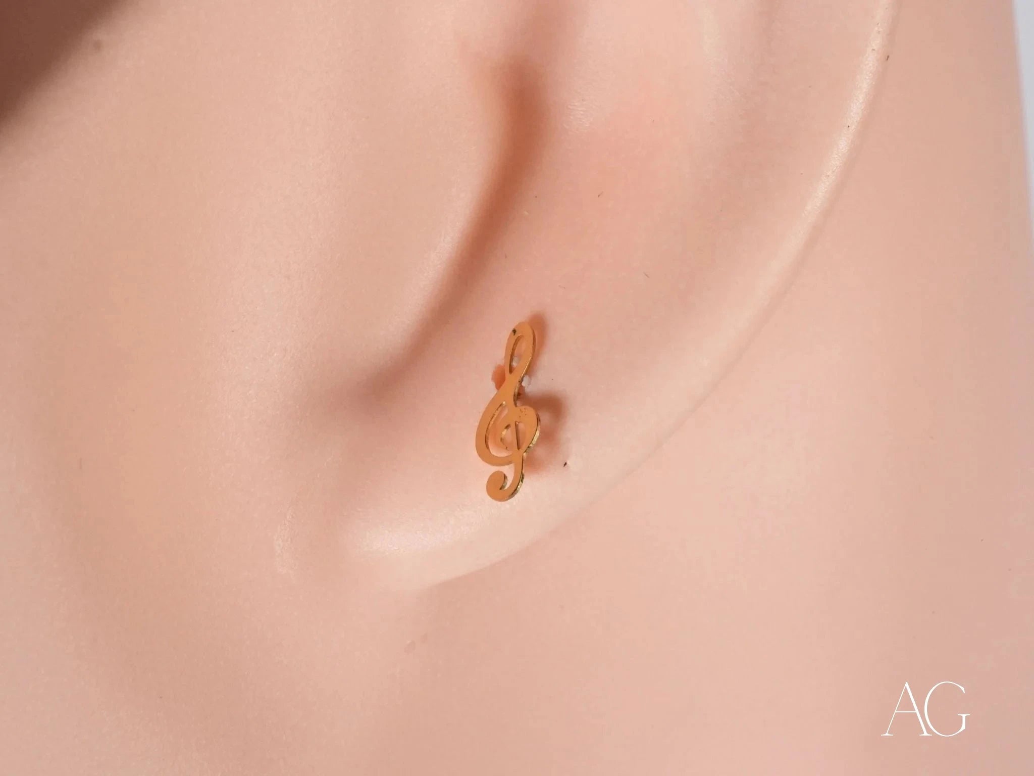 Music Note Earrings - Elegant & Lightweight Sterling Silver Dangle Earrings for Women | Perfect Gift for Musicians, Music Teachers & Music Lovers | Great for Concerts, Performances & Everyday Wear