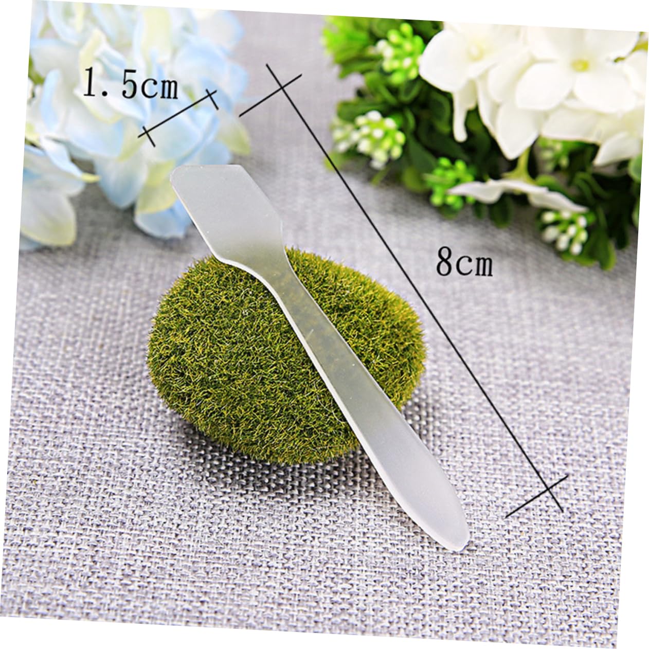 Plastic Makeup Spatula - Beauty Tool for Face Cream & Skincare Application | Perfect for Jars, Bottles & Travel Kit