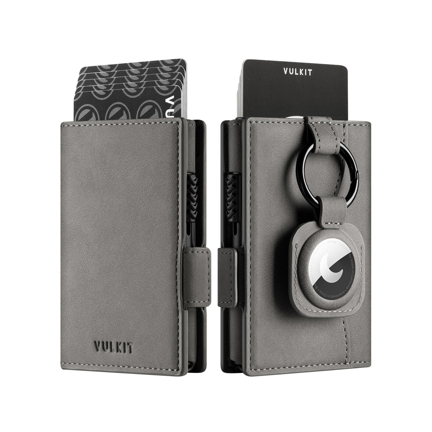 VC309 Slim RFID Blocking Wallet with Side Slider Mechanism & Magnetic Closure - Compatible with Apple AirTag (Perfect for Travel, Business & Everyday Use)