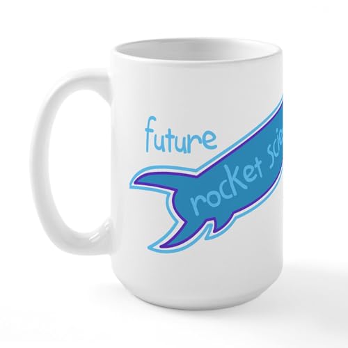 White - Future Rocket Scientist Large Mug
