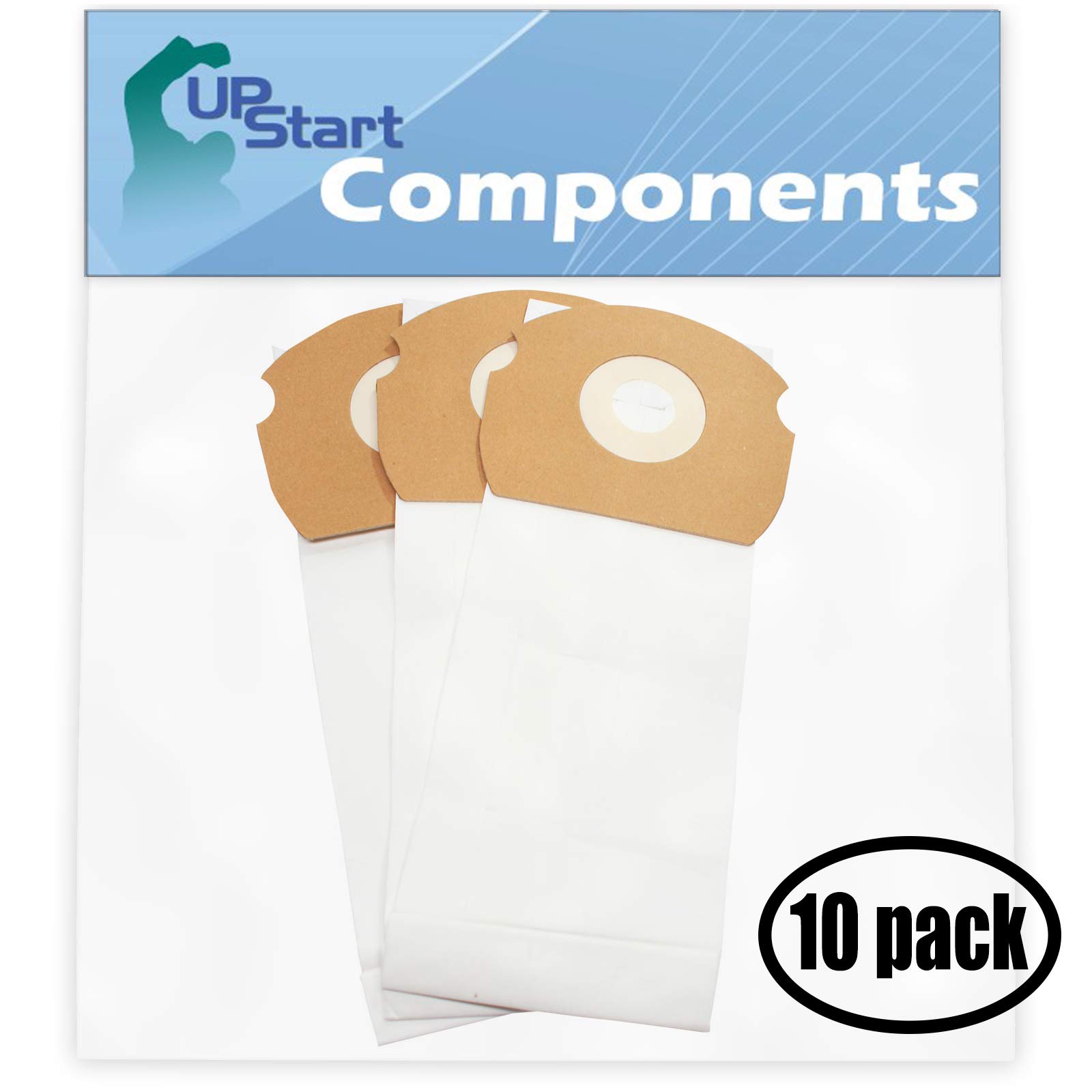 UpStart Battery 30 Replacement Vacuum Bags for Eureka AS1053AX - Compatible with Eureka 68155 & AS Series (10-Pack, 3 Bags per Pack) - Ideal for Home Cleaning, Pet Hair Removal & Allergen Control