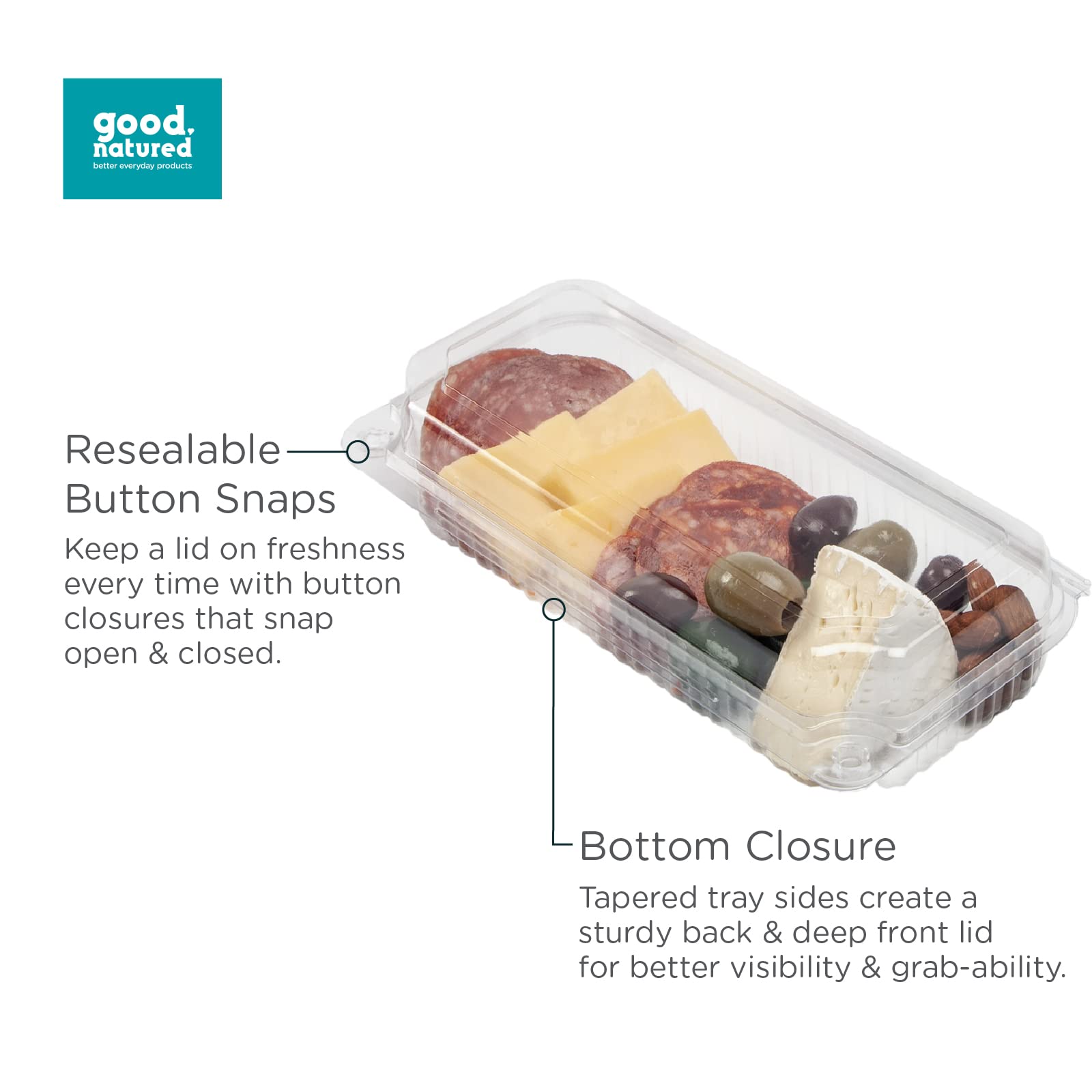 Eco-Friendly 300-Pack 16 oz Clear Disposable Deli Containers with Lids - BPA-Free Plastic Food Storage Containers for Meal Prep, Restaurant Takeout & Leftovers - Ideal for Home, Office & Commercial Kitchen Use