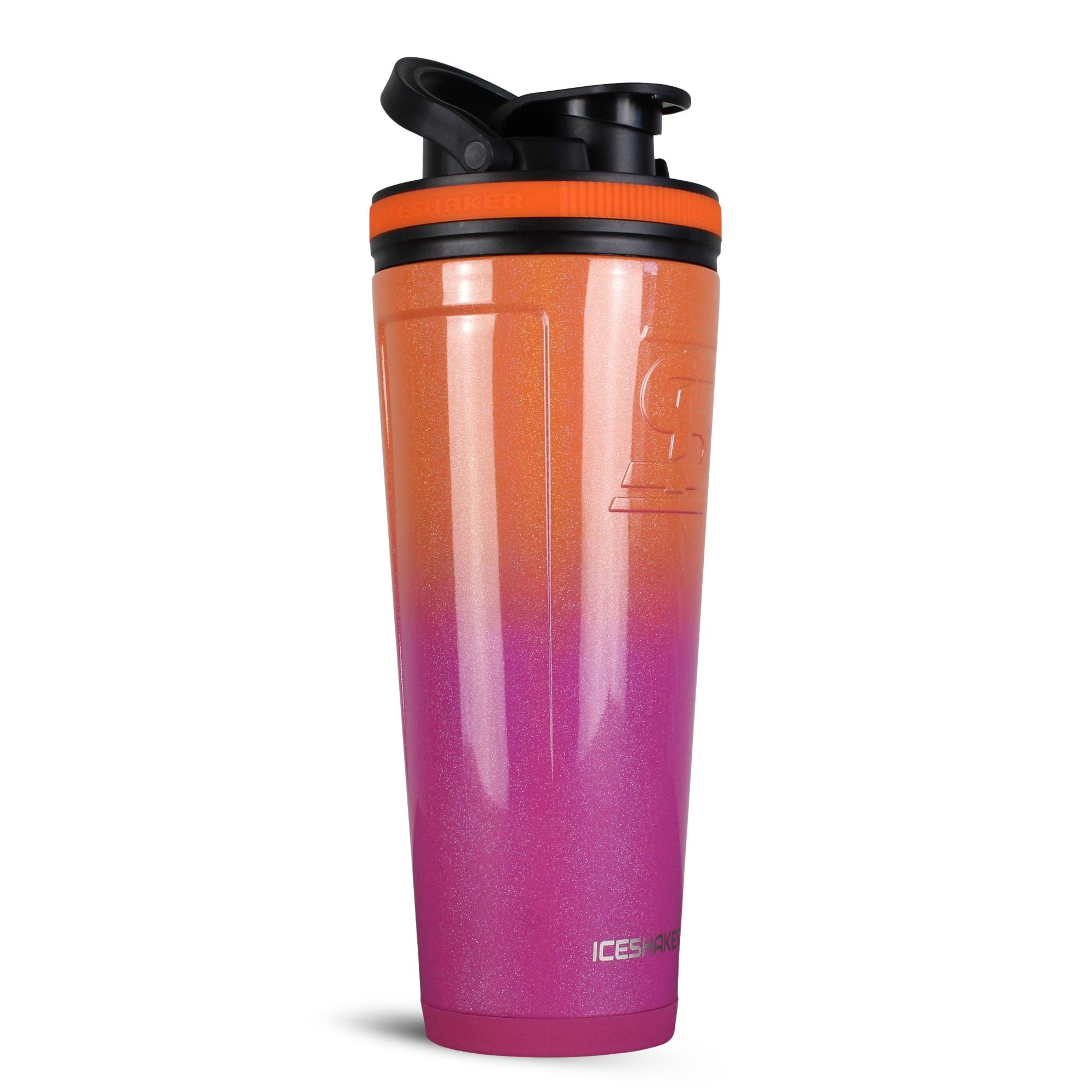 Premium Stainless Steel Ice Shaker Bottle - Leakproof Protein Shaker for Gym, Workouts & Travel - BPA-Free Fitness Water Bottle with Mixing Ball - Ideal for Protein Powder, Pre-Workout & Smoothies