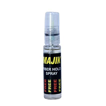 Baal Hair Building Fibers for Thinning Hair - Natural Human Hair Fibers for Men & Women (Black) - Includes Free 10ml Fiber Hold Spray & Optimizer Comb - Instant Hair Volume Solution for Daily Use & Special Occasions