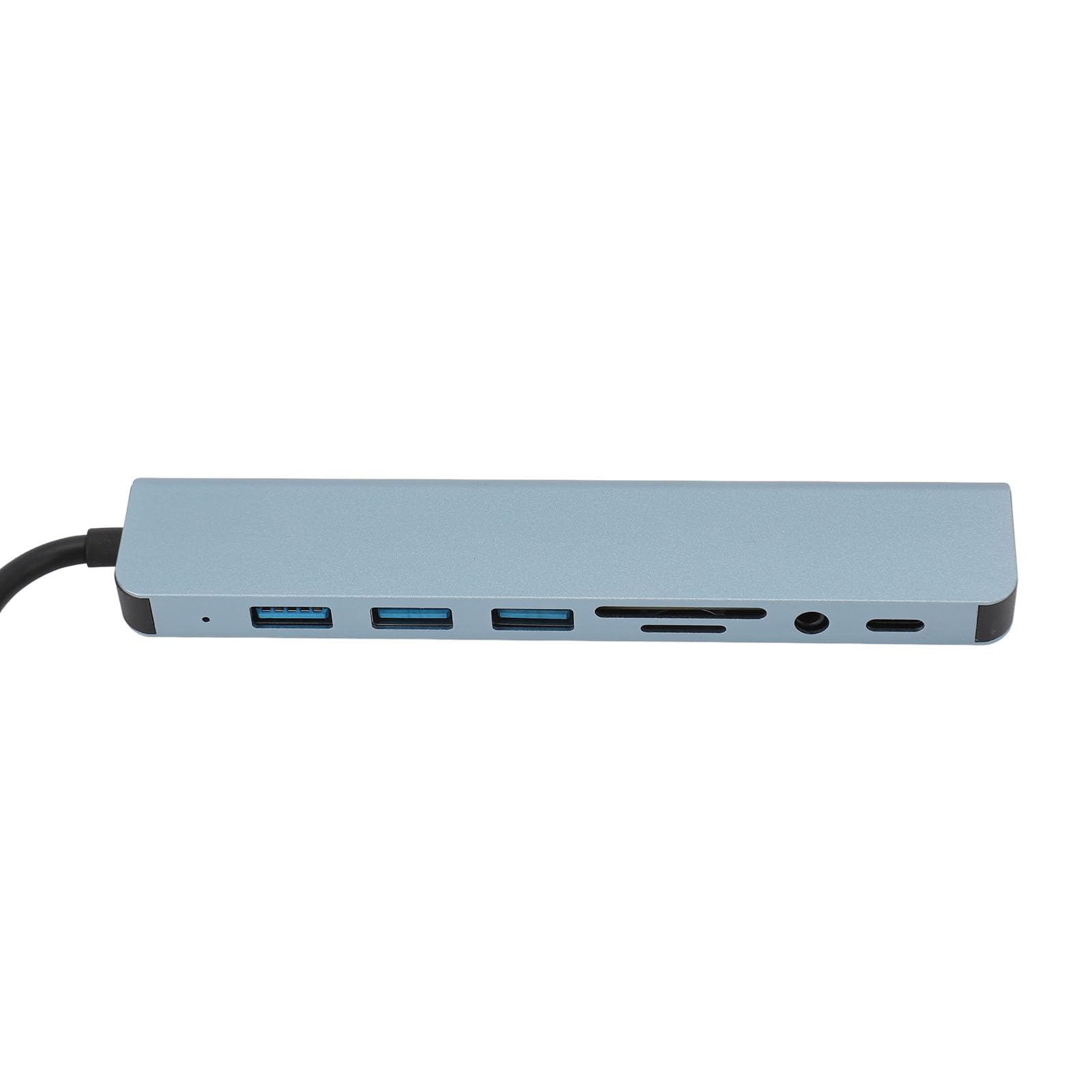 Premium Aluminum Alloy USB Hub with Multiple Ports - High-Speed Data Transfer & Audio Support for Laptop, PC, Mac - Perfect for Home Office, Gaming & Multimedia Setup