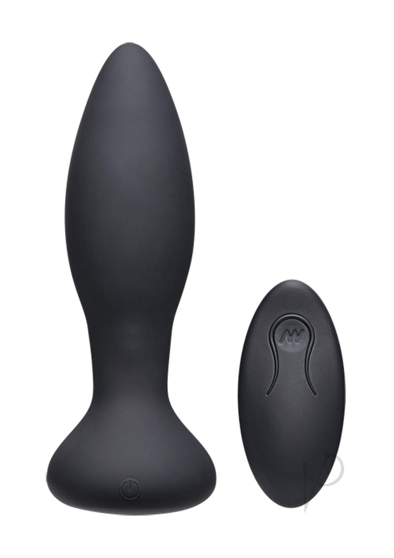 Premium Remote Control Anal Plug for Adults - Black - Discreet & Powerful Vibrating Butt Plug for Solo Play & Couples Use - Enhance Intimacy & Spice Up Your Bedroom Fun