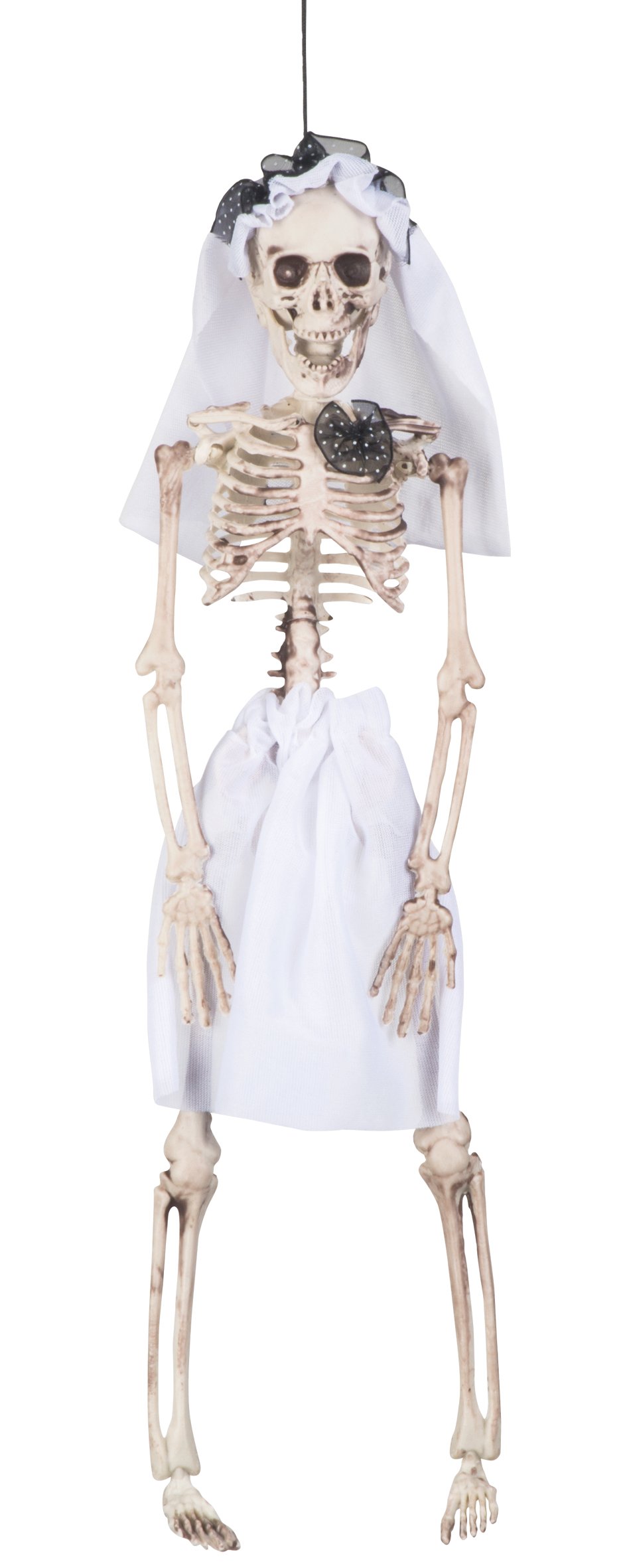 72089 - Skeleton Bride Decoration Figure - Gothic Halloween Decor, Wedding Cake Topper, Spooky Party Centerpiece - Perfect for Halloween, Themed Weddings & Horror Collections