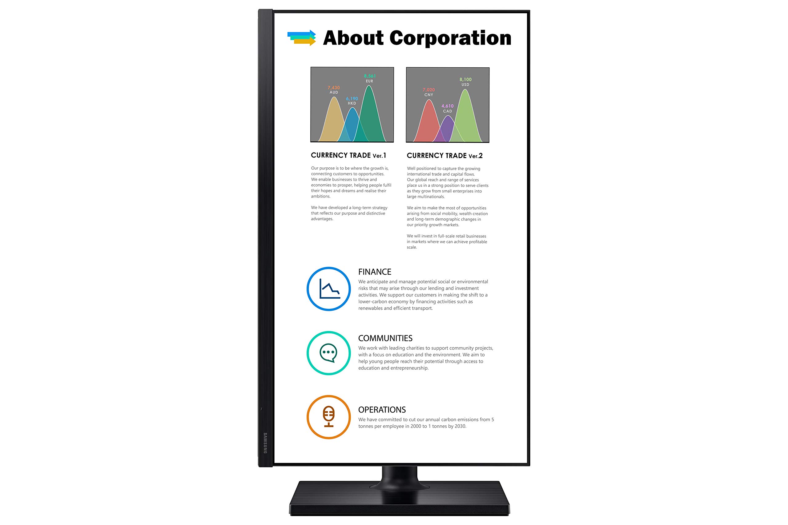SAMSUNG FT45 Series 22-Inch FHD 1080p IPS Computer Monitor - 75Hz Refresh Rate, HDMI & DisplayPort, USB Hub, Height Adjustable Stand, 3-Year Warranty (LF22T454FQNXGO, Black) - Perfect for Home Office, Gaming & Multimedia