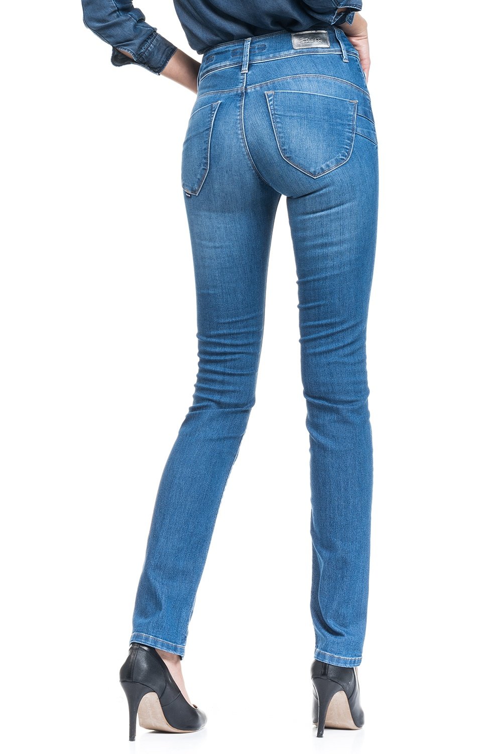 Slim Soft Touch Secret Push Up Jeans for Women - Comfortable & Flattering High Waist Denim Pants for Everyday Wear, Date Night & Casual Outings