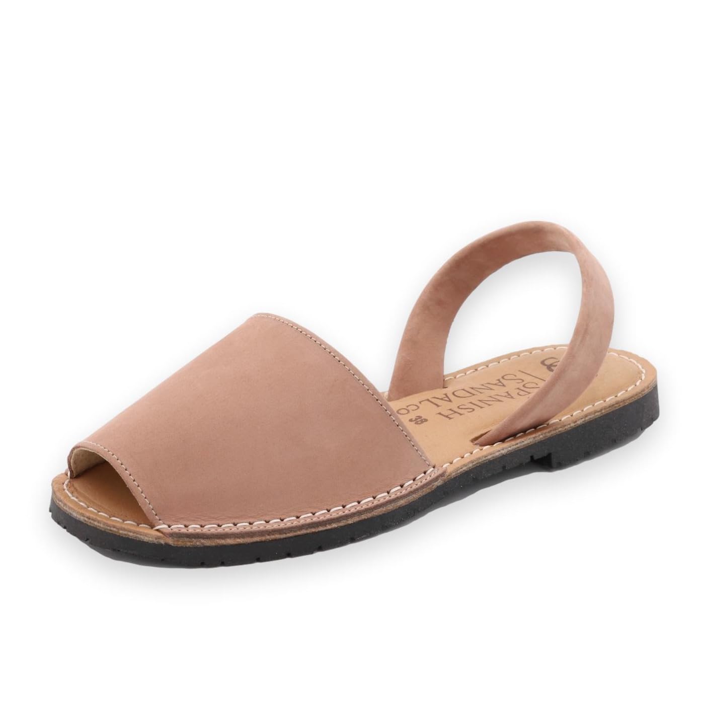Women's Classic Flat Sandals | Dressy Soft Leather Peep Toe Casual Slip-On Flats – Perfect for Summer, Beach, Travel & Everyday Wear
