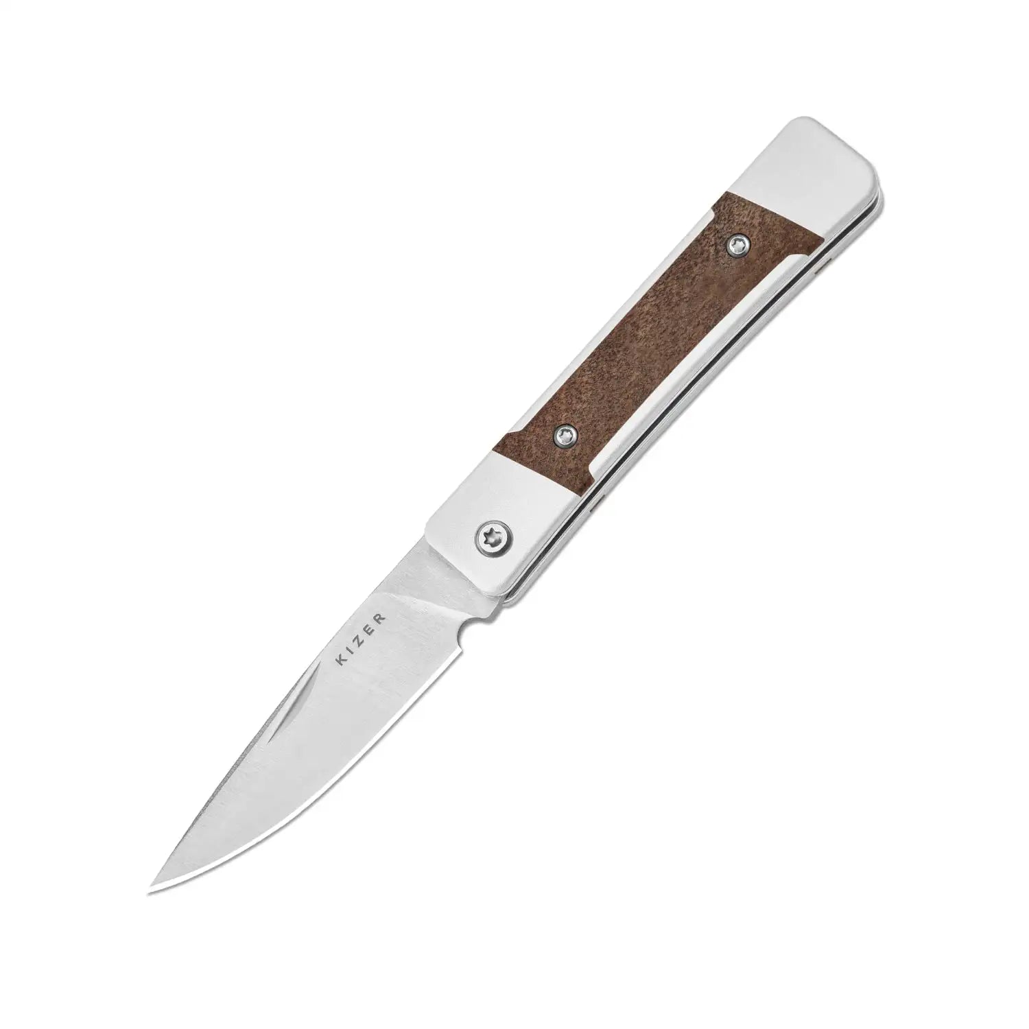 Little Grand Premium Aluminum & Mkuruti Wood Cutting Board - Durable & Stylish Kitchen Essential for Chopping, Slicing & Serving