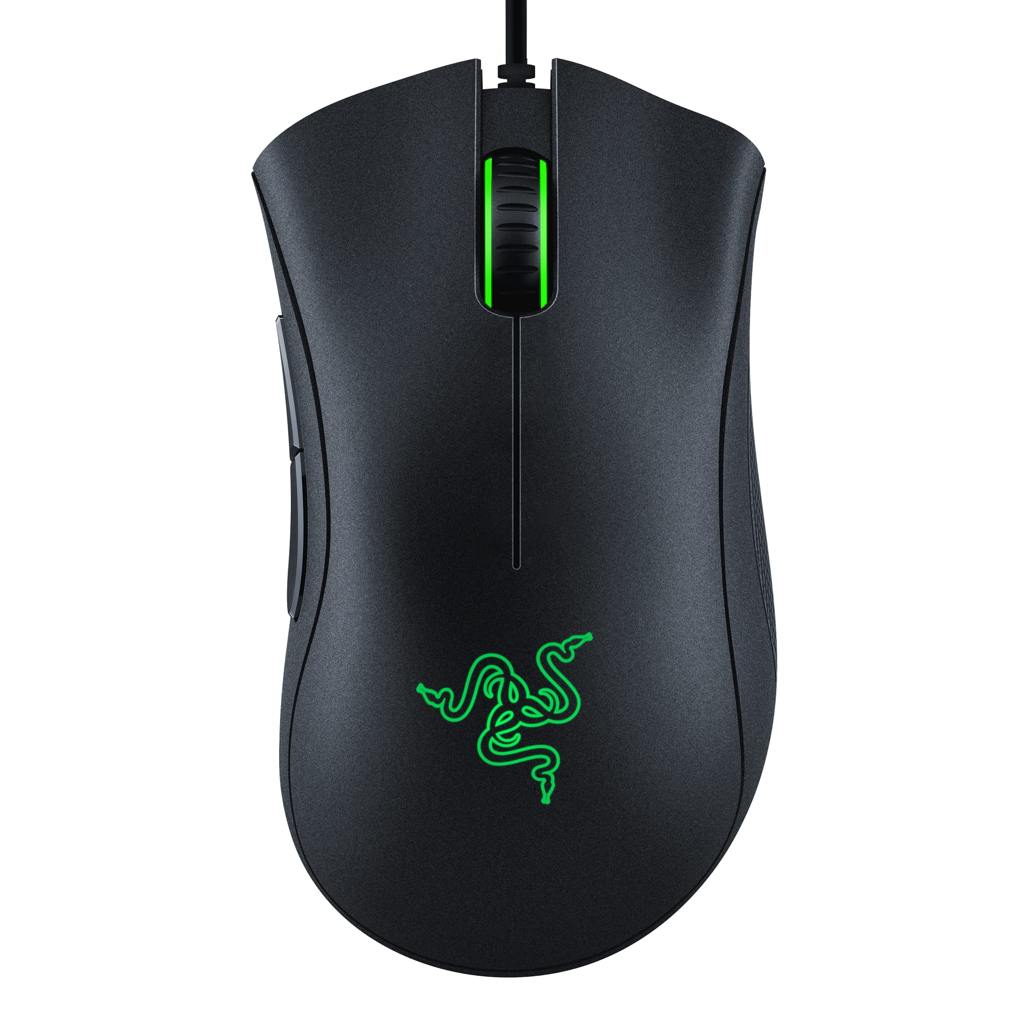 Razer DeathAdder Essential Gaming Mouse - 6400 DPI Optical Sensor, 5 Programmable Buttons, Mechanical Switches, Rubber Side Grips - Classic Black | Perfect for PC Gaming, Esports & Office Work