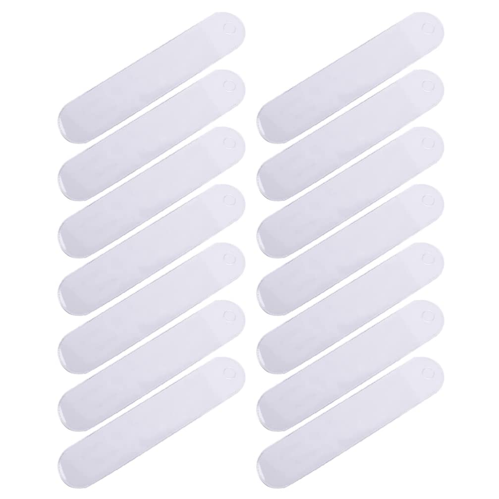25Pcs Self-Adhesive Clear Plastic Pen Storage Bags - Resealable Frosted Pencil Pouches for School, Office & Craft Organization | Cabilock