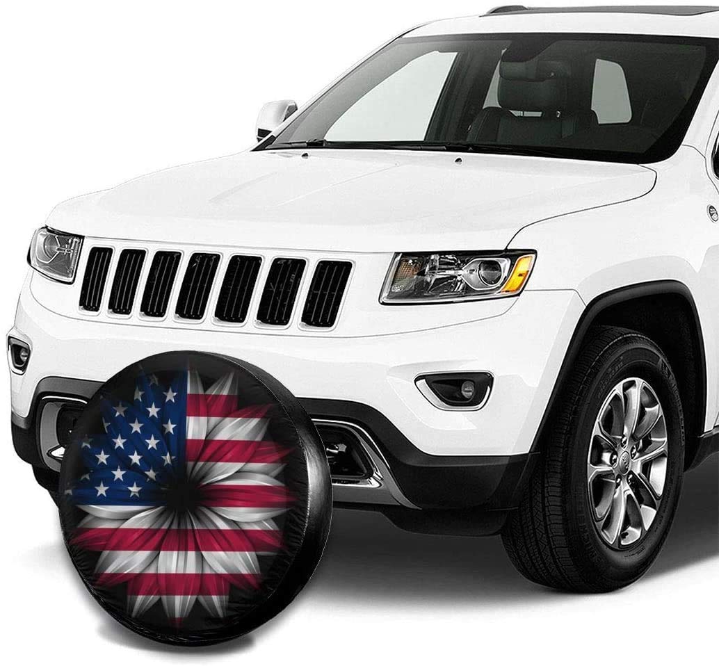 Custom Spare Tire Cover - Personalized Universal Wheel Cover with Text & Image - Fits 14 Inch Trailer, RV, SUV - Perfect for Road Trips & Outdoor Adventures