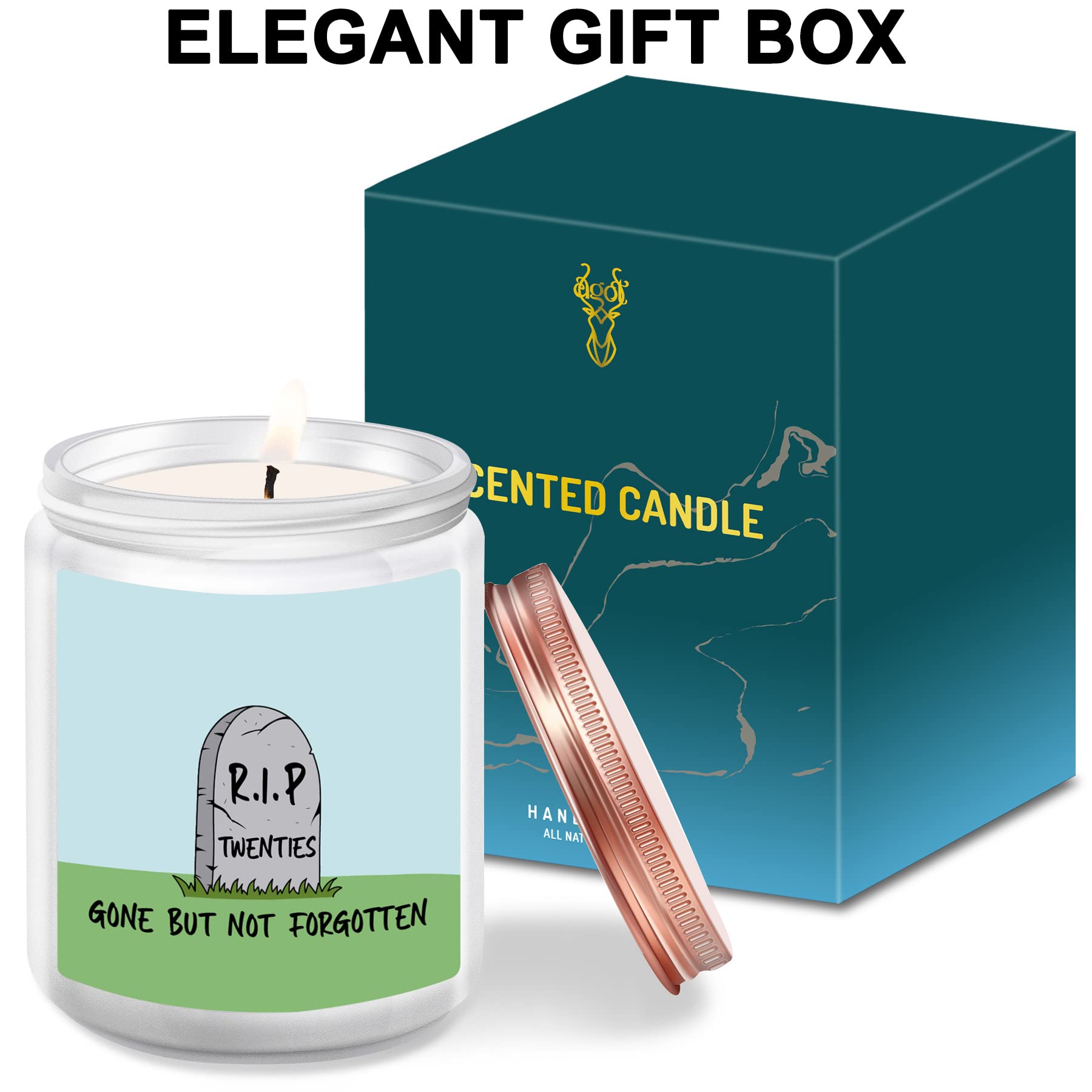 Unique 30th Birthday Gifts for Her & Him - Funny Lavender Scented Candles for Turning 30 Year Old Best Friend, Girlfriend, Boyfriend, Women, Men - Perfect for Relaxation, Home Decor & Special Celebrations