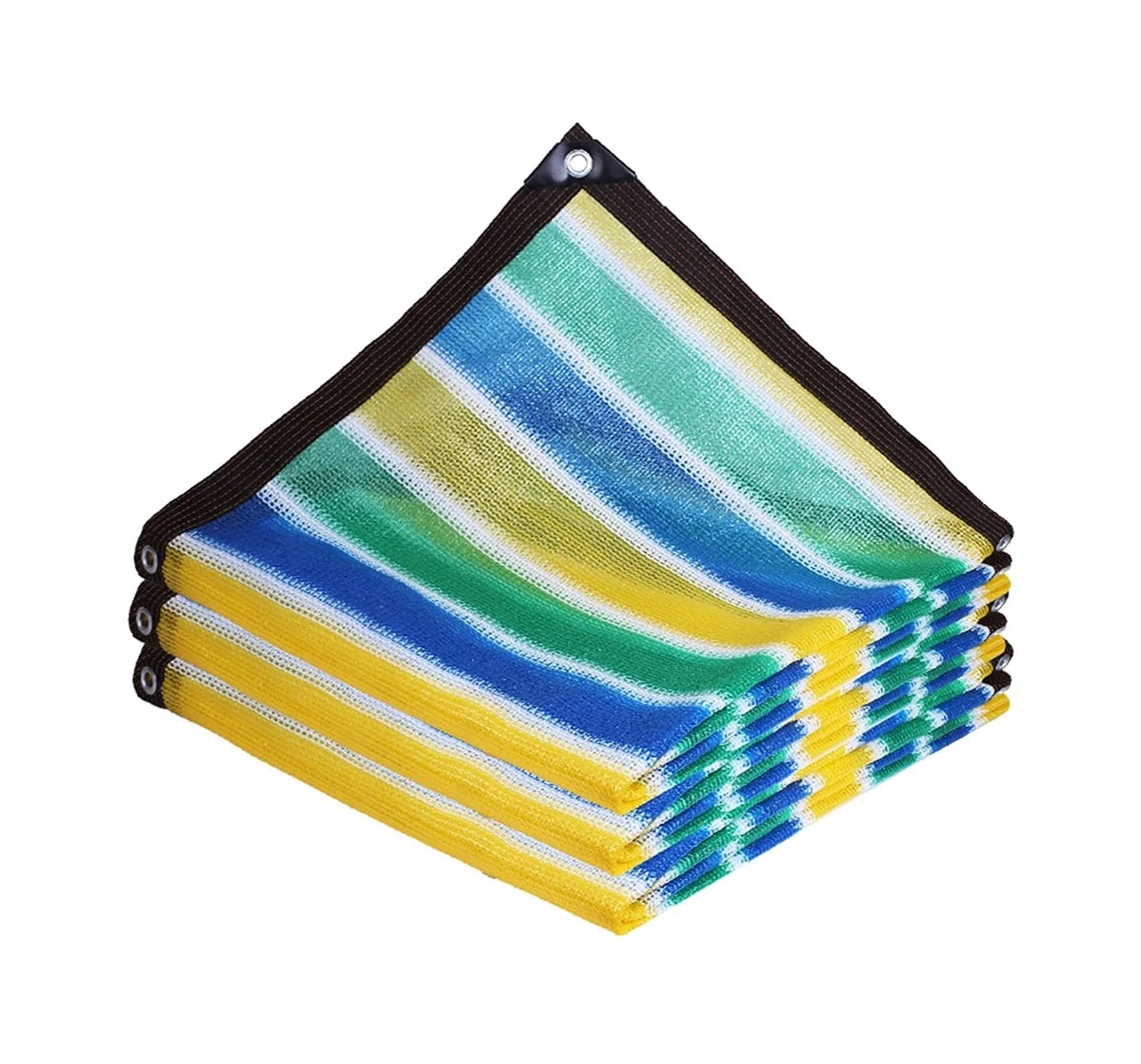 80% UV Resistant Black Shade Cloth with Taped Edges & Grommets - Sunblock Mesh for Greenhouse, Garden, Parking & Kennel - Durable Outdoor Sun Protection Net for Plants, Pets & Vehicles