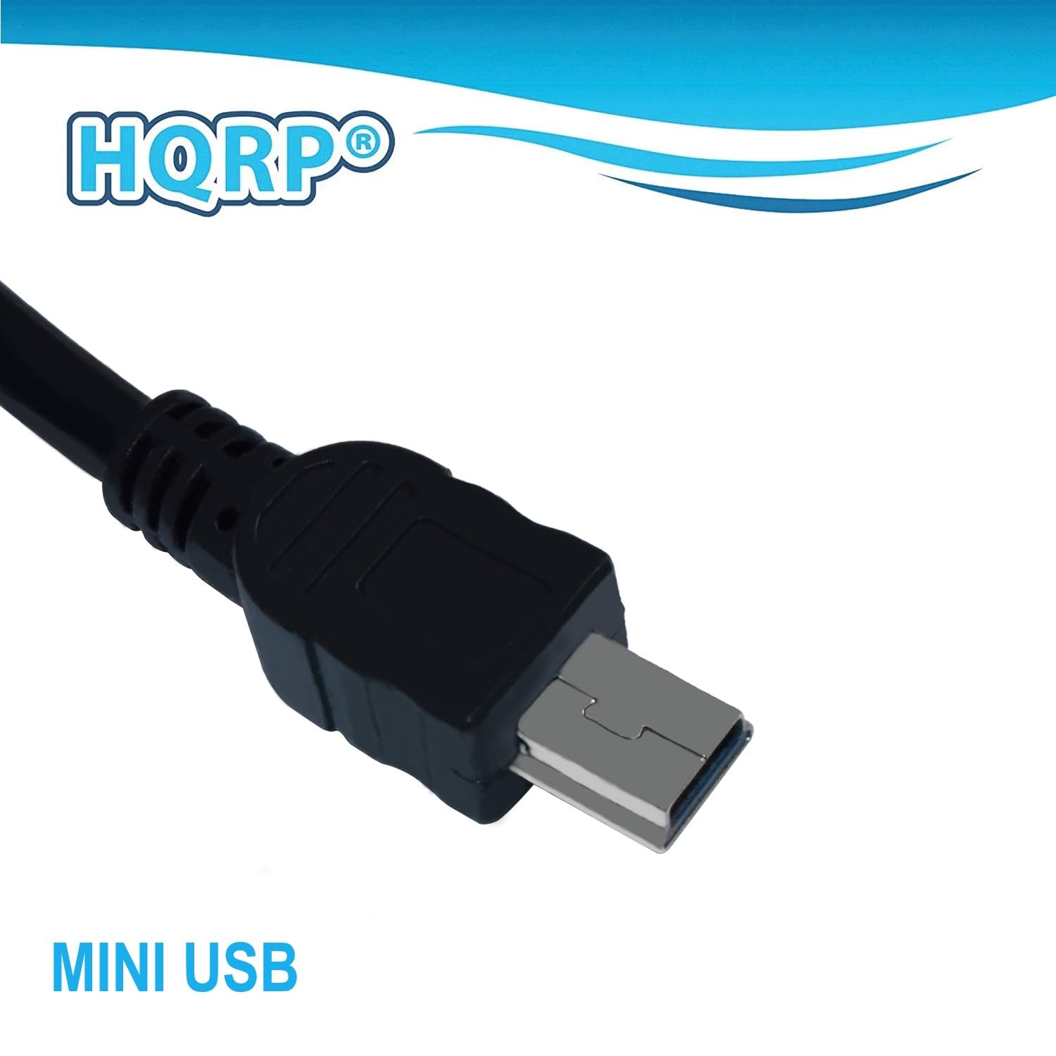 HQRP 6ft USB to Mini USB Charging Cable - Replacement for PDP Afterglow Prismatic & Universal Wireless Headsets - Fast Charging Cord for Gaming Headsets & Accessories - Perfect for Home, Office & Travel Use