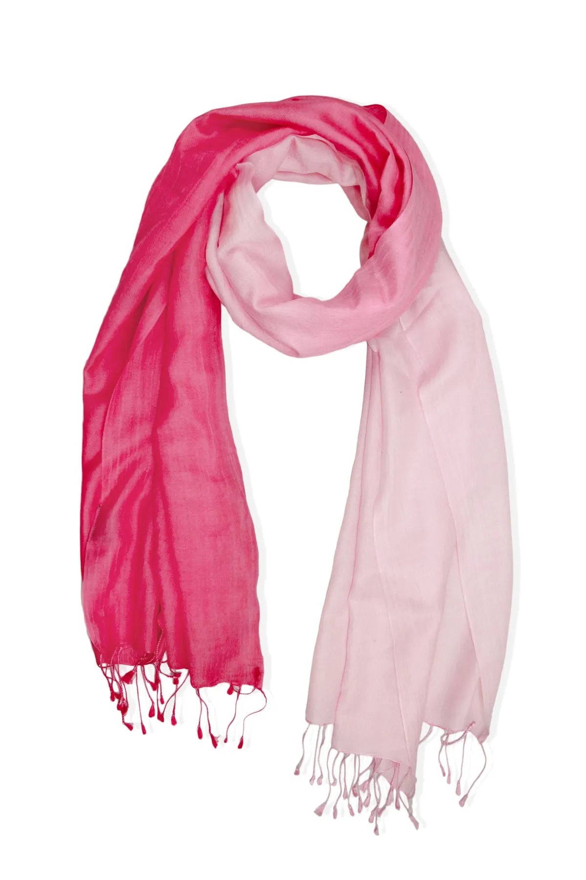 Arielle Summer Ombre Cashmere Pashmina Scarf - Soft & Lightweight Shawl Wrap for Women - Perfect for Travel, Beach & Evening Outfits