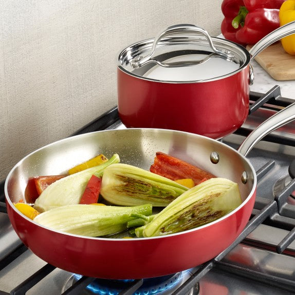 LAGOSTINA 10-Piece Rosella Stainless Steel Cookware Set - Blemished Packaging with Full Warranty (Model 11207600010) | Perfect for Home Cooking, Professional Kitchens & Gift Giving