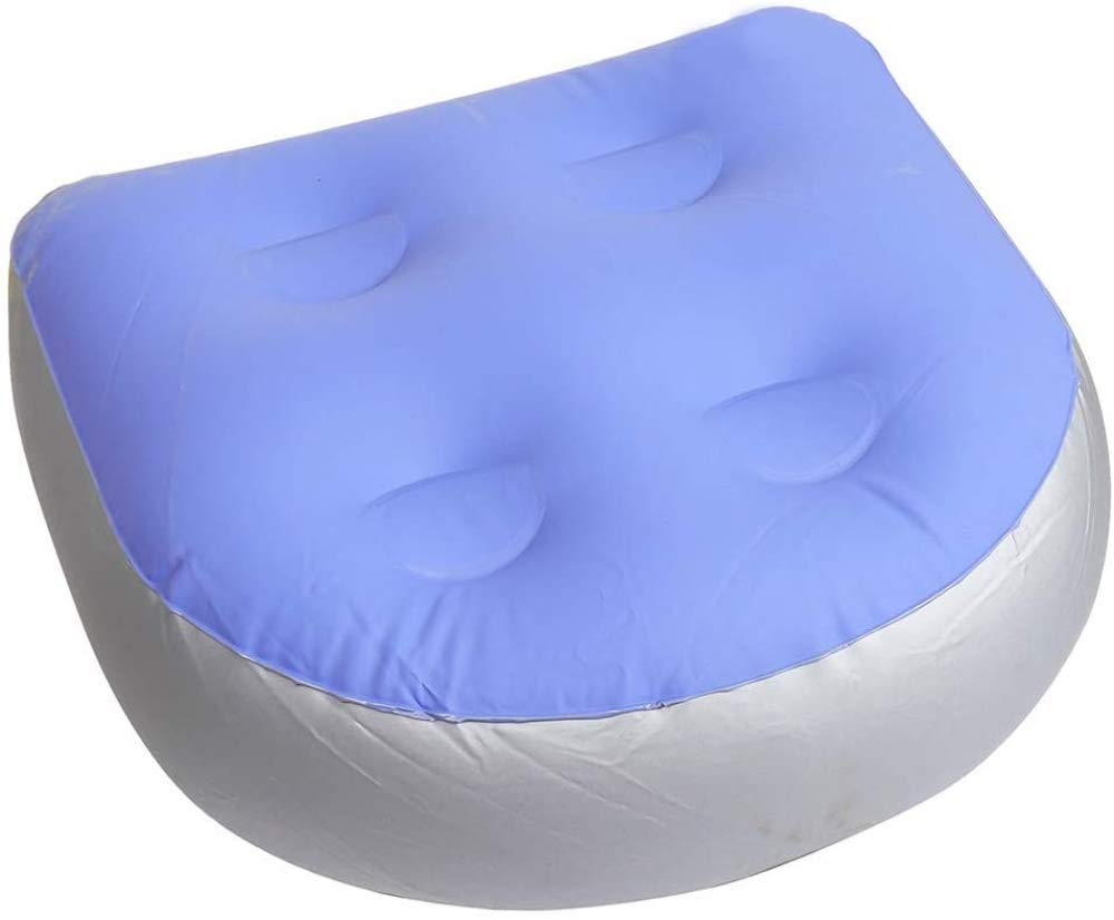 **Inflatable Spa & Hot Tub Booster Seat – Waterproof Bathtub Acupressure Massage Mat for Back Pain Relief, Soft Cushion for Relaxation – Perfect for Home Spa, Jacuzzi, and Bath Therapy**