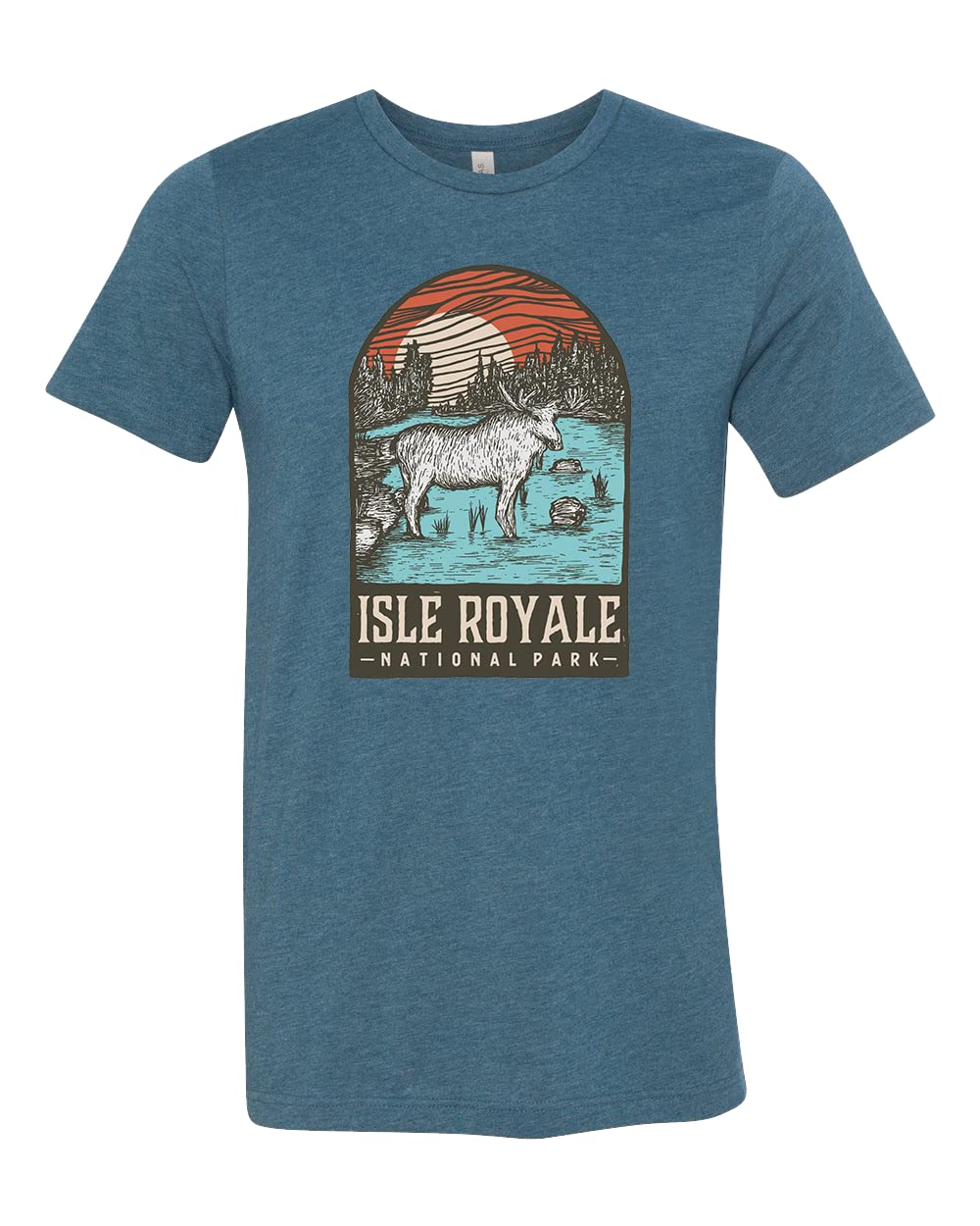 Isle Royale National Park T-Shirt - Comfortable Hiking & Travel Shirt for Outdoor Adventures - Perfect for Camping, Hiking & Exploring National Parks