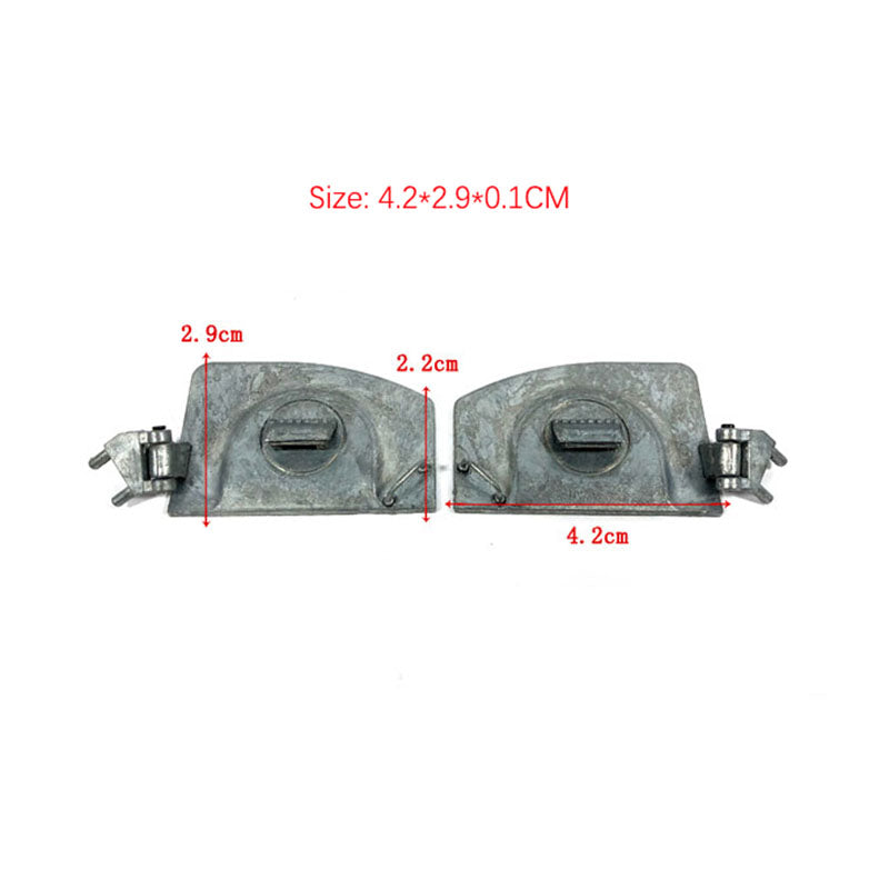 1/16 Scale M10 Destroyer Tank Metal Handrails & Tool Box - Front Hatches TK22 Multifunction Turret for Mato RC Tank - Durable Upgrade Parts for Model Tank Battles & Display