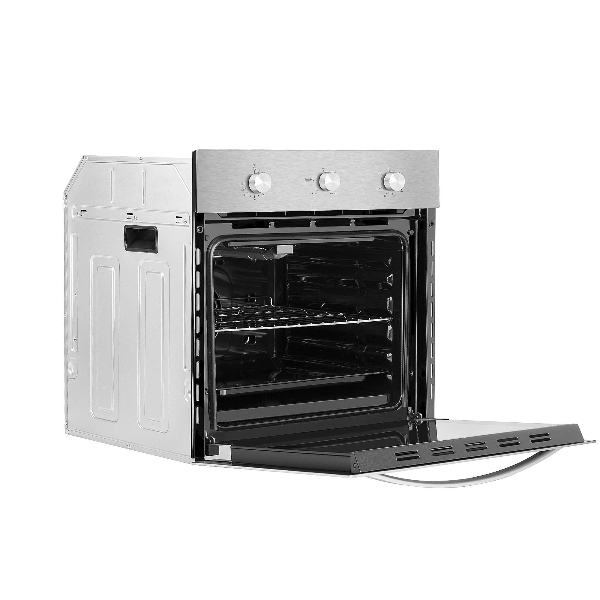 Empava 24 Inch 2.3 Cu Ft Stainless Steel Liquid Propane Gas Wall Oven - 24WO10L Model - Perfect for Small Kitchens, Apartments & RV Cooking
