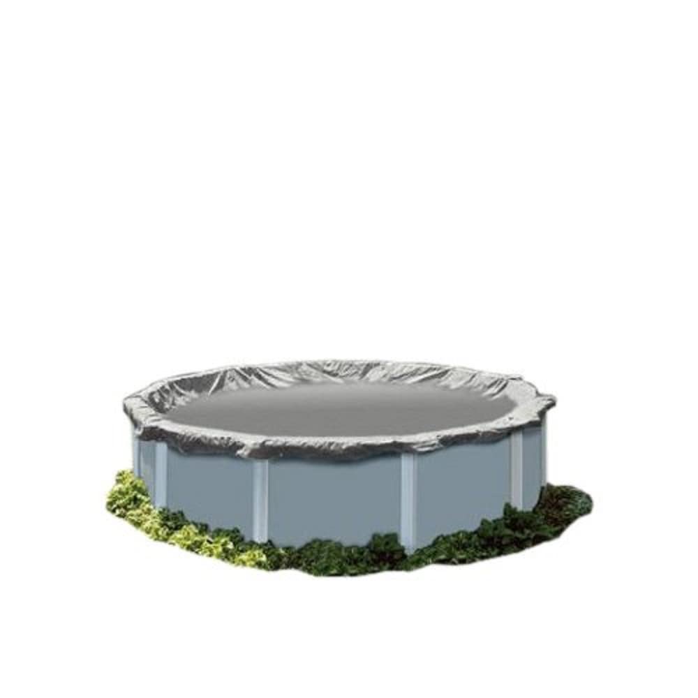 King Winter Pool Cover for 28-Ft Round Above Ground Pools - Heavy Duty Protection for Cold Weather & Snow - Perfect for Winterizing Your Backyard Swimming Pool