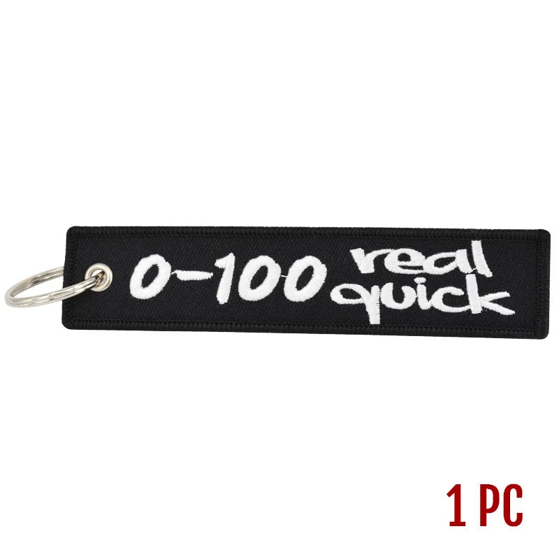 Premium Motorcycle Keychain - Durable 0-100 MPH Design - Perfect for Bikers, Riders & Motorcycle Enthusiasts