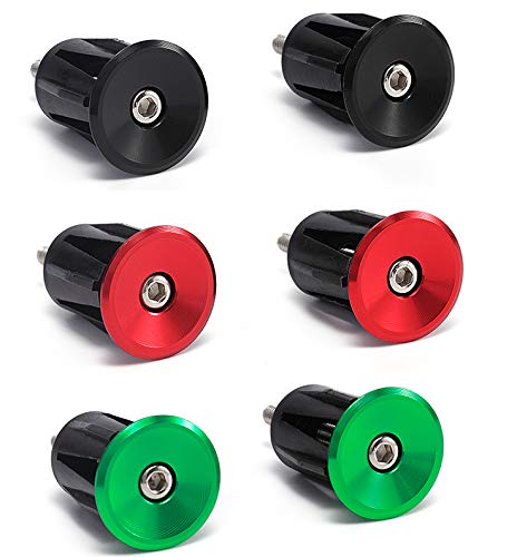 Durable Aluminum Bicycle Handlebar End Plugs - Universal Fit for Road Bikes, Mountain Bikes, BMX & MTB - Prevent Handlebar Damage & Improve Grip for Cycling, Commuting & Outdoor Adventures