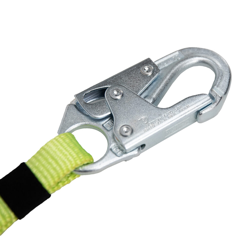 Arc Flash 4' 6' Adjustable Safety Lanyard with Snap Hook & Soft Loop - Fall Protection for Construction, Roofing & Industrial Work