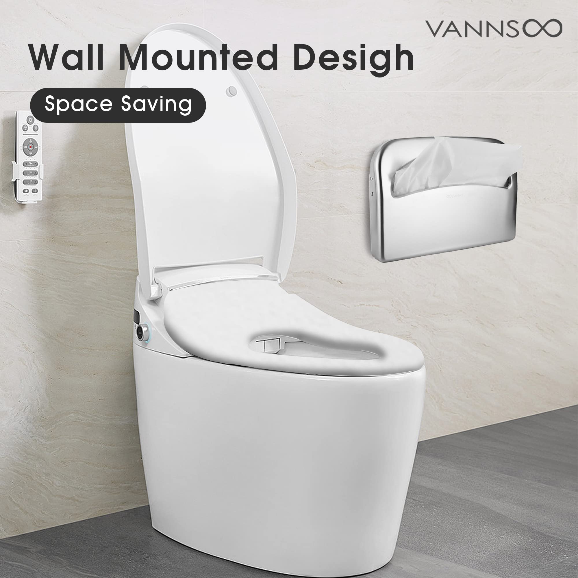 Commercial Toilet Paper Dispenser & Toilet Seat Cover Dispenser - Heavy Duty Stainless Steel Bathroom Tissue Holder - Ideal for Restaurants, Offices, and Public Restrooms