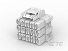Triple Row Power Triple Lock Plug Housing - 100 Pcs for Industrial, Automotive & Electrical Applications - Durable Connector for Secure Power Distribution