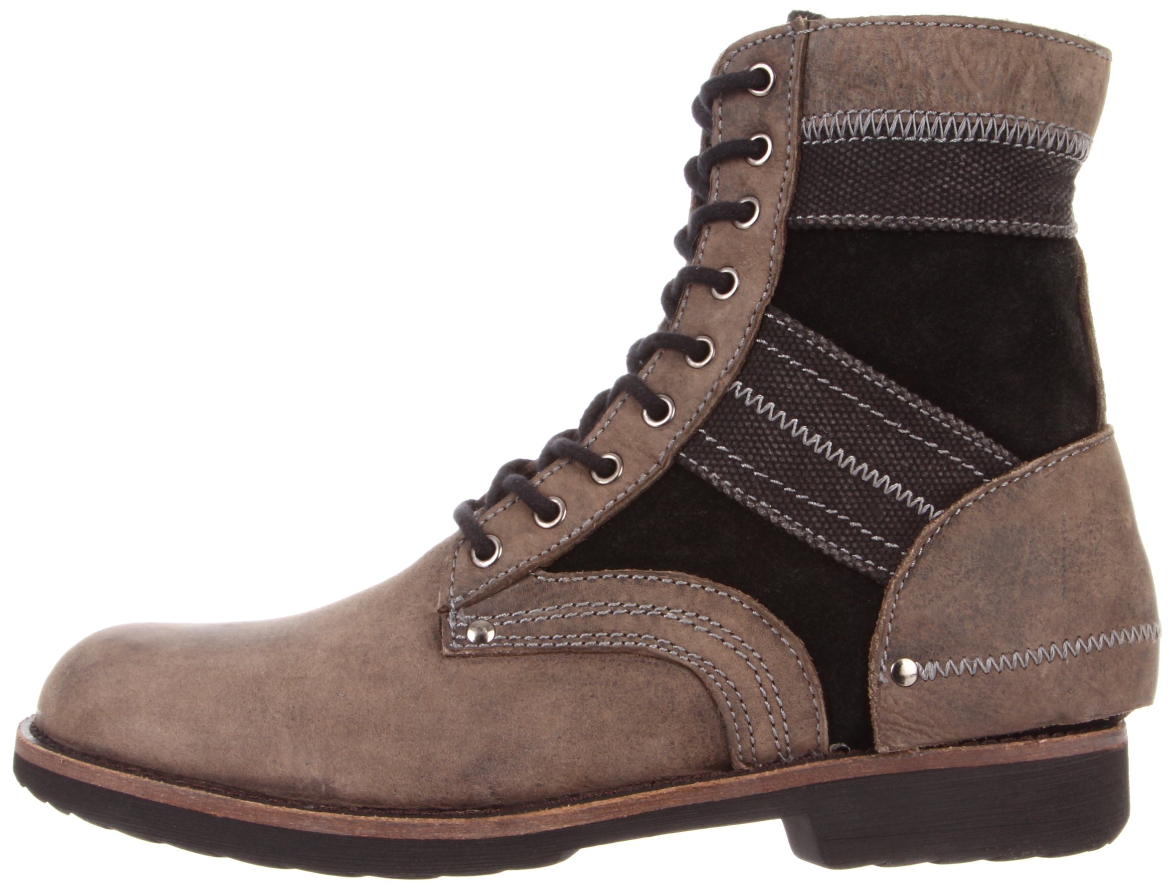 Bed Stu Men's Process Lace-Up Boots - Premium Leather Work Boots for Men | Durable & Stylish for Outdoor Work, Hiking & Casual Wear