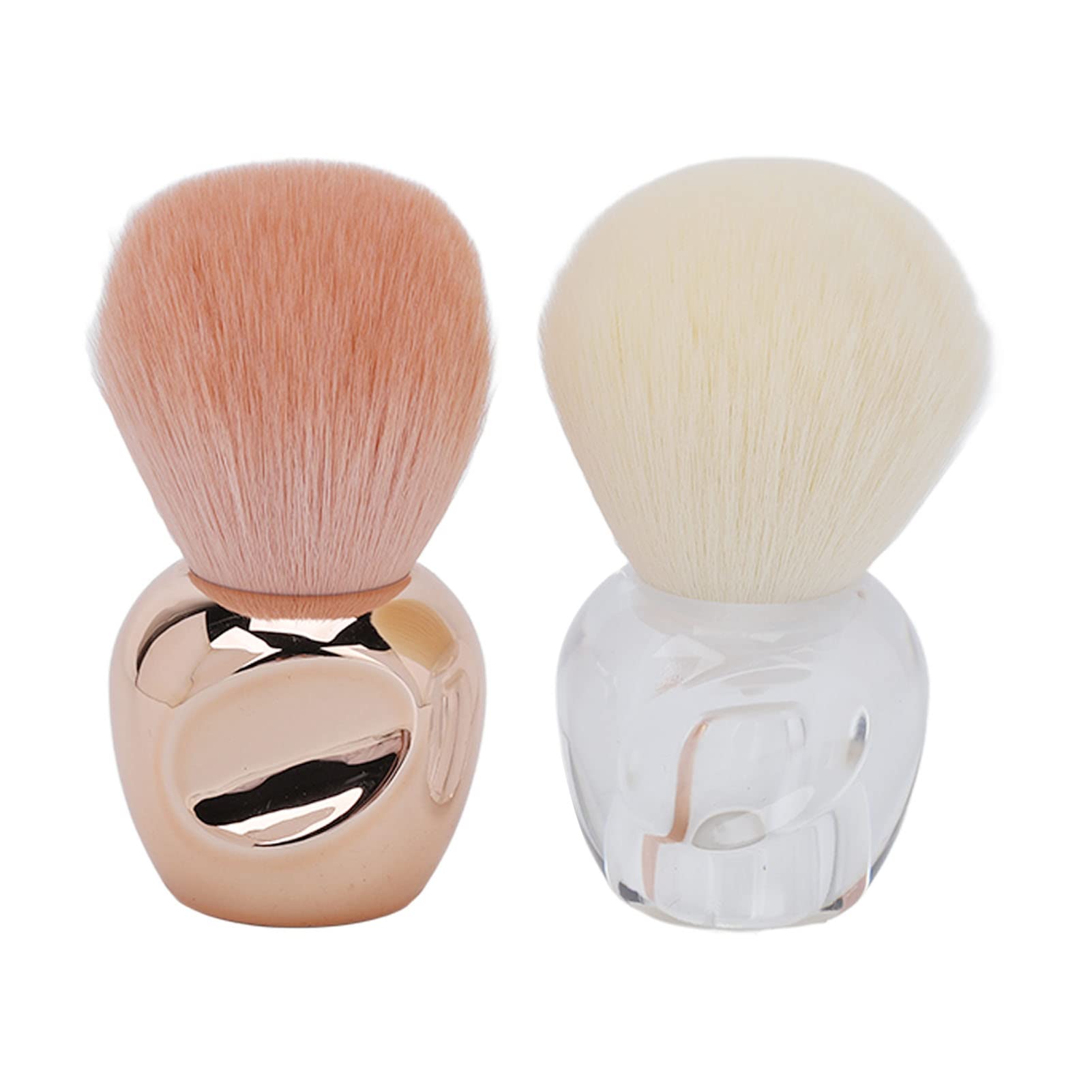 2Pcs Professional Neck Dust Brush for Barbers - Soft Hair & Face Duster with Ergonomic Handle - Perfect for Hair Salons, Nail Salons & Home Use - Removes Dust, Dirt & Debris Easily - Ideal for Barber Tools, Makeup Application & Cleaning Small Areas