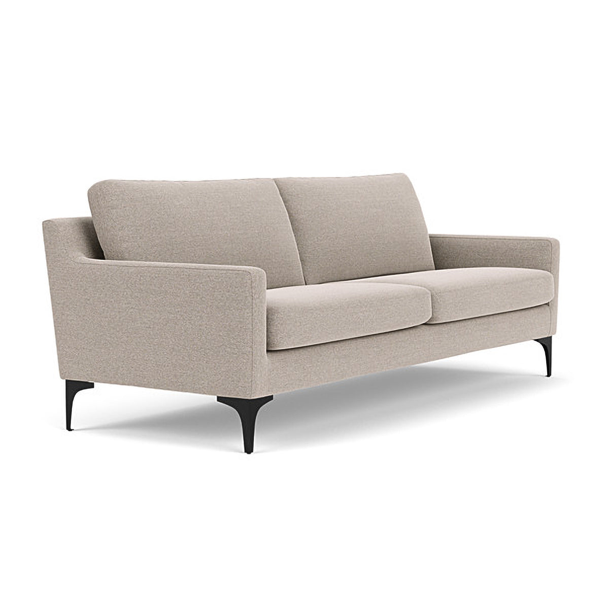Astha Fabric 3-Seater Sofa - Modern Living Room Furniture for Small Spaces | Comfortable Couch for Apartments, Dorm Rooms & Cozy Homes
