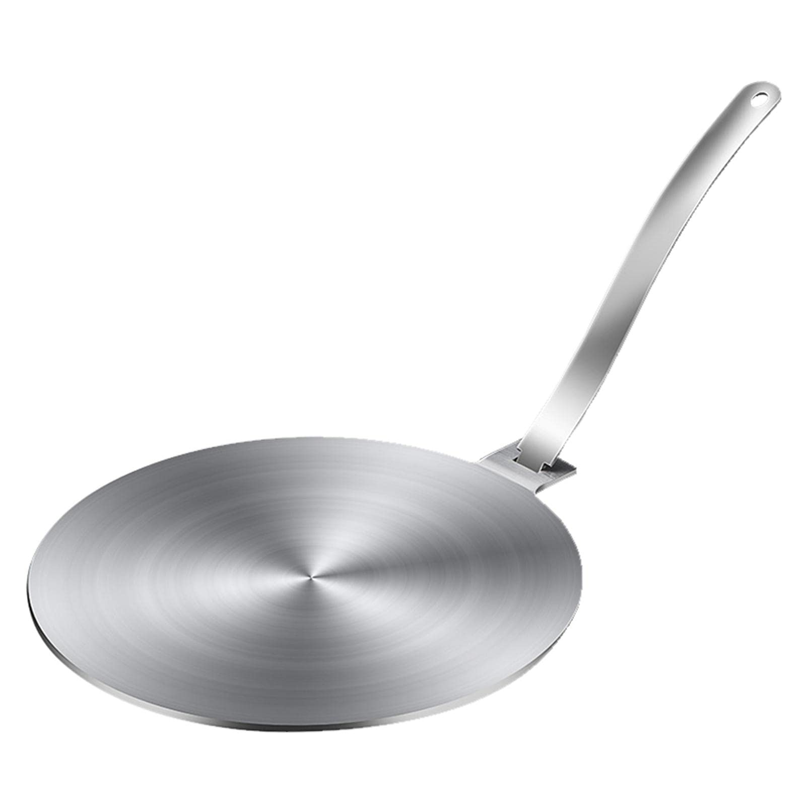 Bothyi Stainless Steel Heat Diffuser Plate for Induction Cooktops - 8 Inch Induction Adapter with Handle for Electric & Gas Stoves - Perfect for Milk Cooking, Coffee Heating & Slow Simmering