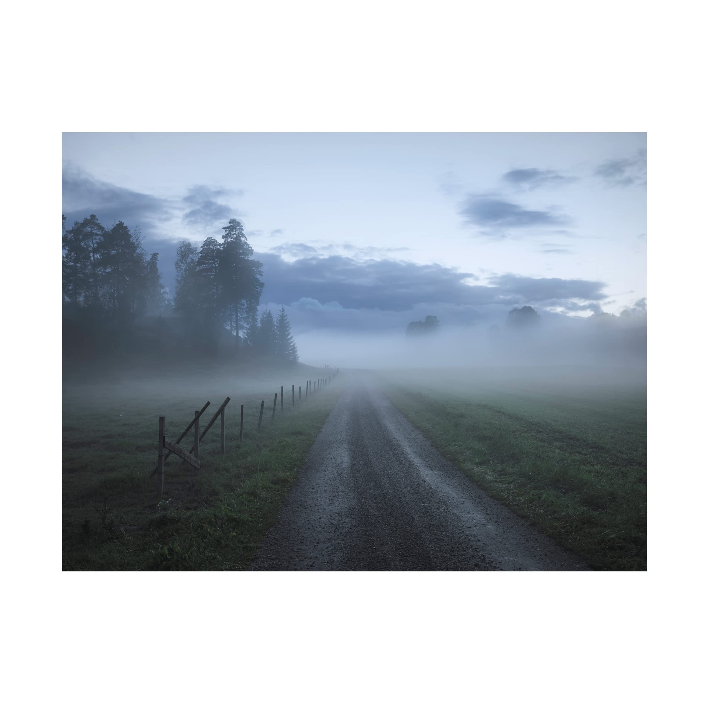 Trademark Fine Art 'Moody Road' Canvas Wall Art by Christian Lindsten - Stunning Landscape Painting for Home & Office Decor - Modern Interior Design - Perfect for Living Room, Bedroom & Workspace - Creates Calming Atmosphere for Relaxation & Focus - Ideal for Meditation Spaces, Yoga Studios & Stress Relief Areas - Enhance Your Home Aesthetic & Boost Productivity in Workspaces - Great for Creating a Peaceful Ambiance in Reading Nooks, Spa Rooms, and Creative Studios