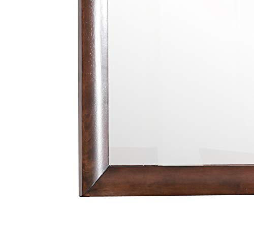 Glory Furniture G1550-M Full Length Cherry Wood Bedroom Mirror - Elegant Dressing Mirror for Bedroom, Vanity, Closet & Hallway Decor