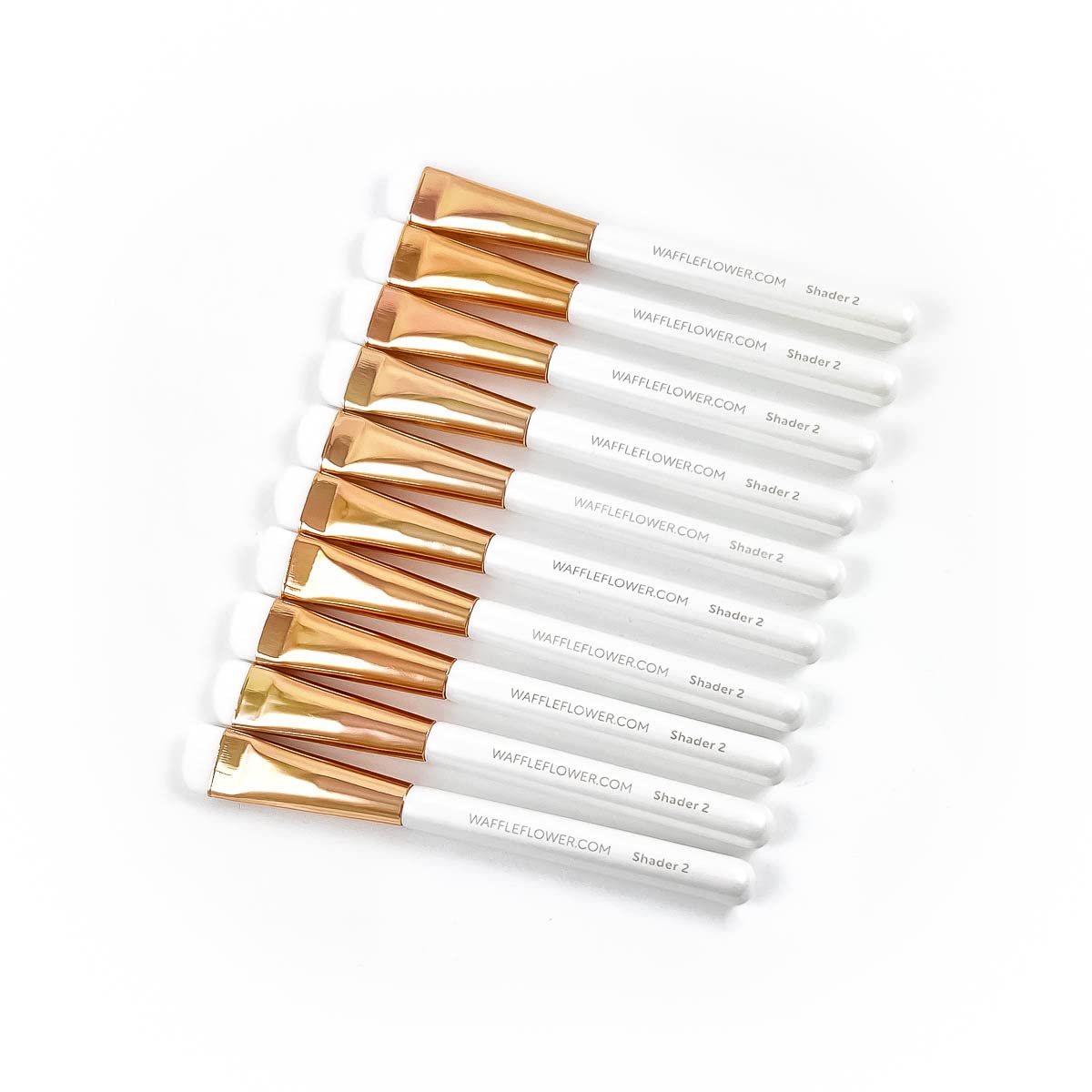 Waffle Flower Shader Brush Set - 2 to 10 Pack | Professional Watercolor & Acrylic Painting Brush for Artists | Perfect for Floral Painting, Botanical Art & DIY Crafts