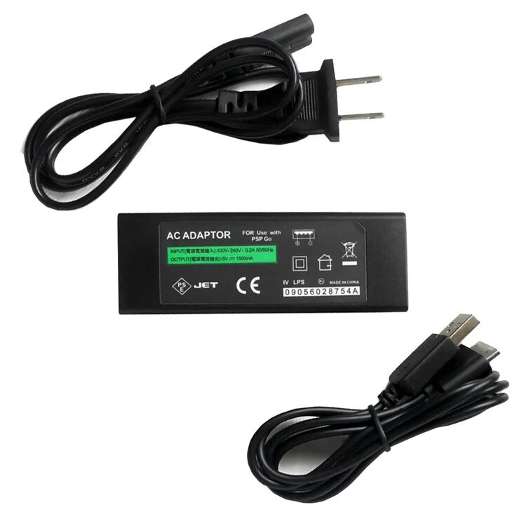 Original PSP Go Charger Replacement - Compatible with Sony PSP Go Console [XYAB] - Perfect for Gaming, Travel & On-the-Go Use
