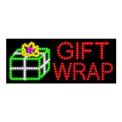 LED Dot Sign #20552 - Customizable Gift Wrap Decoration for Birthdays, Christmas & Party Decor