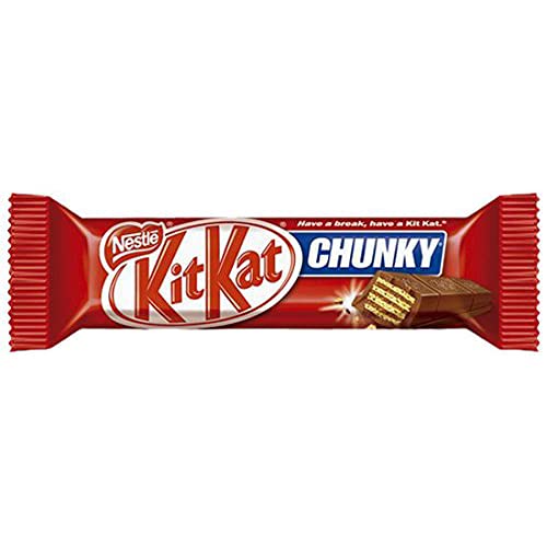 Nestle KitKat Chunky Milk Chocolate Bars - 6 Pack (40g Each) | Bulk Snacks for Office, School & Travel | Rich Creamy Chocolate Candy Treat