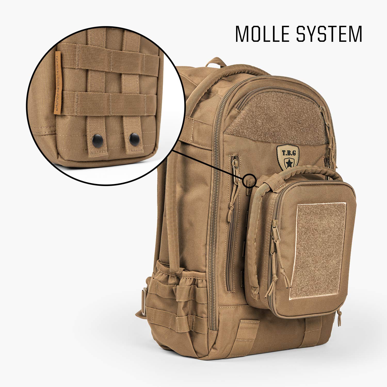 Tactical Baby Cooler Pouch - Multicam Black for Outdoor Adventures