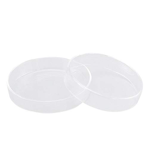 Lab Glass Petri Dish - 100ml Tissue Culture Dish for Microbiology, Science Experiments & Lab Research | Sterile Petri Plates for Bacteria Growth, Cell Studies & Classroom Labs