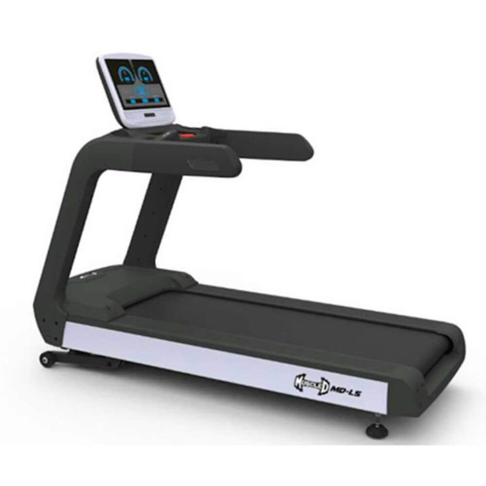 Commercial Treadmill with LED Screen for Gyms & Home Workouts - Muscle D High-Performance Cardio Equipment for Fitness Training