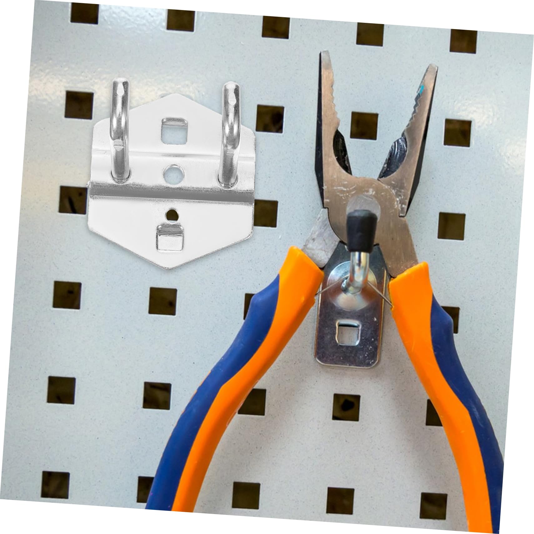 Angoily 5-Pack Metal Storage Hooks - Heavy Duty Wall Hanging Hooks for Home, Garage & Workshop Organization - Perfect for Hanging Tools, Keys, Coats & More