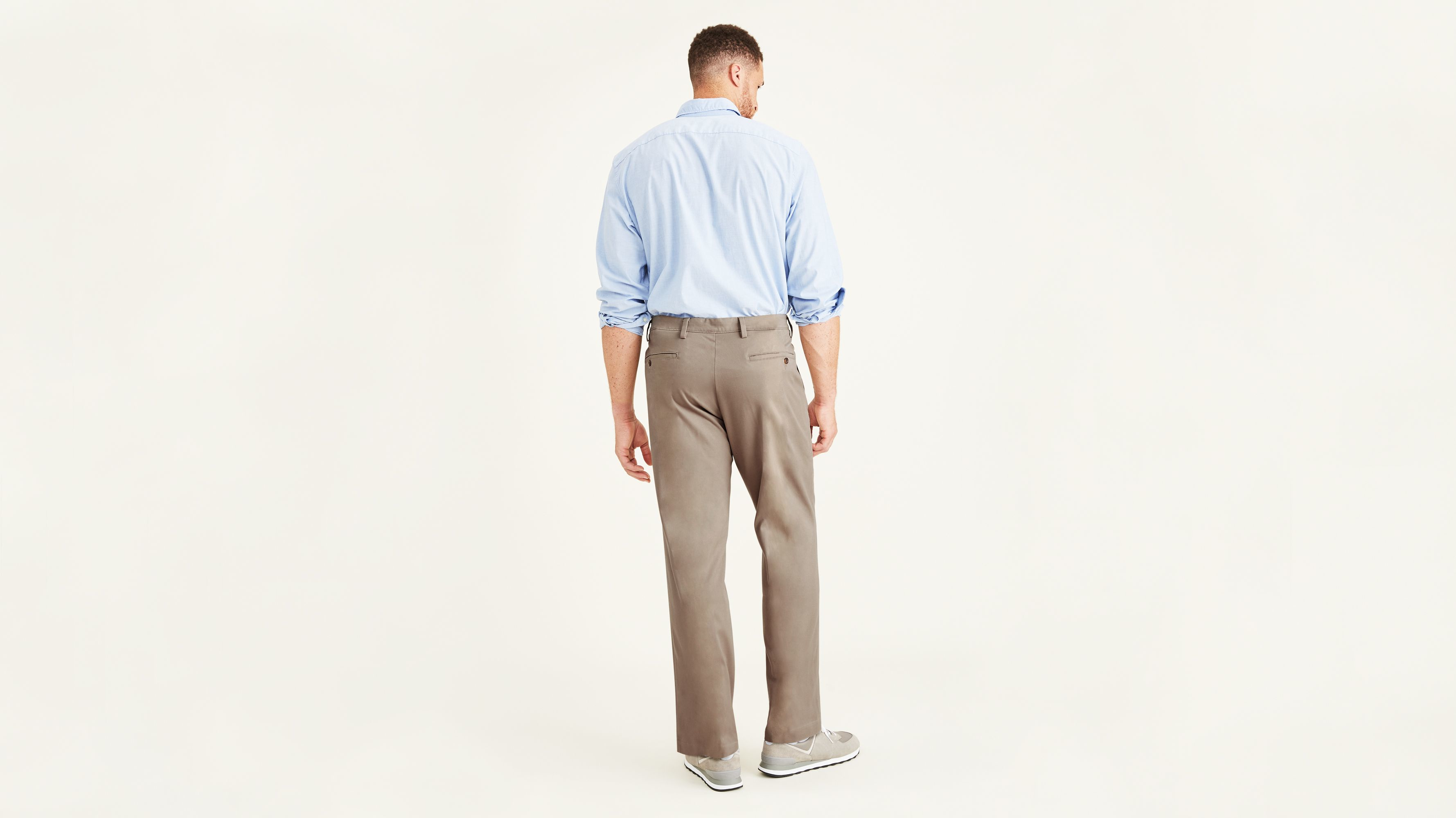 Easy Khakis for Men - Classic Fit Big & Tall Comfortable Pants | Casual Office Wear & Everyday Use